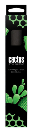 Коврик для мыши Cactus CS-MP-D02S Black Mesh Мини 250x200x3мм