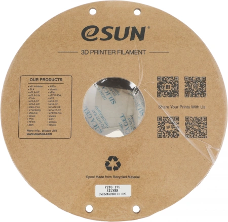 Пластик для принтера 3D Esun PETG175S1P1 PETG d1.75мм 1кг 1цв.