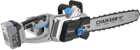 Электрическая цепная пила Deko DKCHS 40 PRO дл.шины:16" (40cm) 4Ач ЗУ (063-4357)
