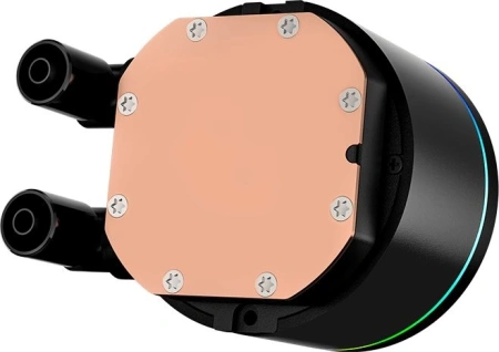 Система водяного охлаждения PcCooler DA360 Pro Digital BK ARGB Soc-AM5/AM4/1200/1700/1851 черный 4-pin 33.7dB Al LCD 300W Ret (DA360PRO-BKAWXL-GL)