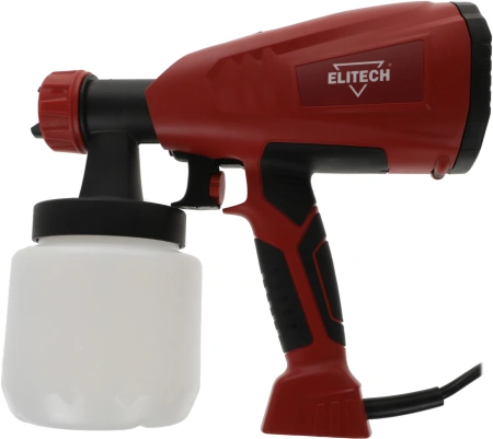 Краскопульт Elitech КЭ 400П 400Вт бак:0.8мл 800мл/мин
