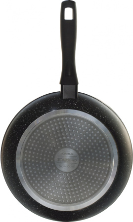 Сковорода Starwind Optimum induction SW-OPI2026 круглая 26см покрытие: Xylan Plus ручка несъемная (без крышки) черный