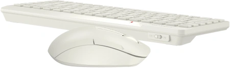 Клавиатура + мышь A4Tech Fstyler FG2200 Air2 клав:бежевый мышь:бежевый USB беспроводная slim (FG2200