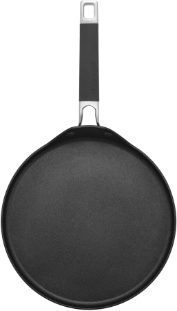 Сковорода блинная Rondell Stolz RDA-1768 круглая 25см покрытие: Xylan Plus ручка несъемная (без крышки) графитовый