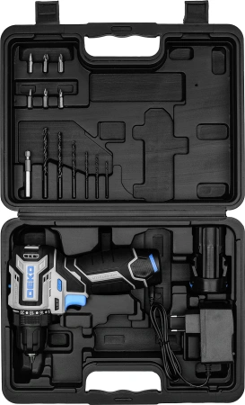 Дрель-шуруповерт Deko Loner 12V PRO аккум. патрон:быстрозажимной (кейс в комплекте) (085-1011)