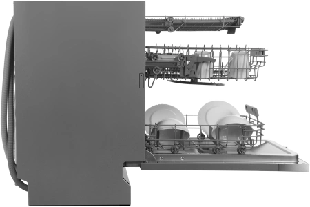 Посудомоечная машина встраив. Hyundai HBD 488 2100Вт узкая серебристый