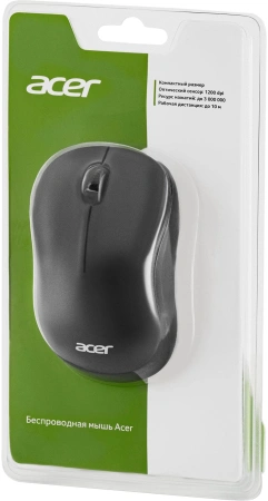 Мышь Acer OMR160 черный оптическая (1200dpi) беспроводная USB (3but)