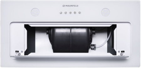 Вытяжка встраиваемая Maunfeld TRAPEZE 601GG белый управление: кнопочное (1 мотор)