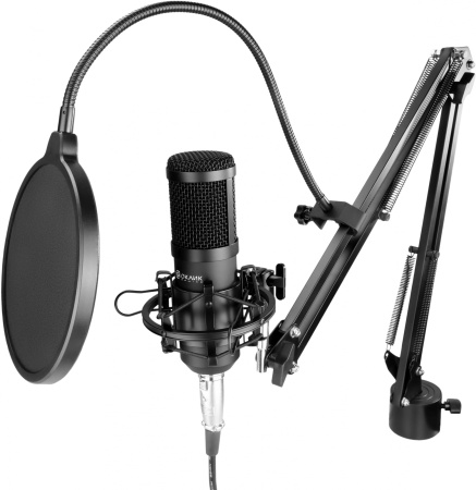 Микрофон проводной Оклик SM-600G 2.5м черный