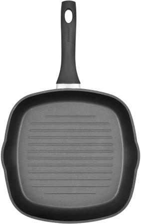 Сковорода-гриль Rondell RDA-762 квадратная 28см покрытие: Xylan Plus ручка несъемная (без крышки) черный