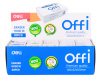 Ластик Deli EH03010 Offi 40x22x12мм ПВХ белый индивидуальная картонная упаковка