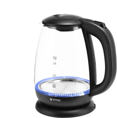 Чайник электрический Vitek VT-7058 1.7л. 2200Вт корпус: стекло