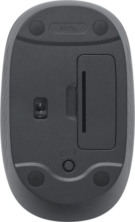 Мышь Logitech M196 графитовый оптическая 1000dpi беспров. BT для ноутбука (910-007315)