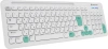 Клавиатура + мышь Defender Cerrato C-978 клав:белый мышь:белый/голубой USB беспроводная Multimedia (45978)