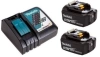 Батарея аккумуляторная Makita BL1850B 18В 5Ач Li-Ion (З/У в компл.) (191L74-5)