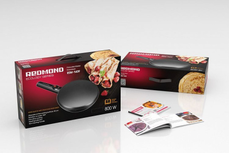 Блинница Redmond RSM-1409 800Вт черный