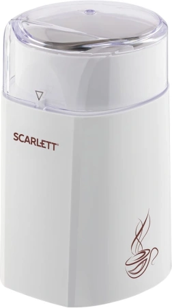 Кофемолка Scarlett SC-CG44506 150Вт сист.помол.:ротац.нож вместим.:60гр белый