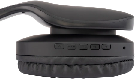 Гарнитура накладные Hyundai H-HP104 черный беспроводные bluetooth оголовье (HHP104B)