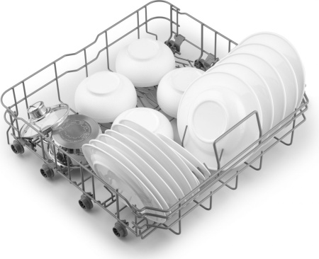 Посудомоечная машина Weissgauff DW 6038 Inverter Touch белый (полноразмерная) инвертер