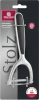 Овощечистка Rondell Stolz RD-1781 стальной/черный упак.:картонная подложка