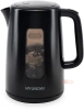 Чайник электрический Hyundai HYK-P2501 2.5л. 2200Вт черный (корпус: пластик)