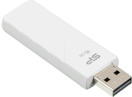 Флеш Диск Silicon Power 16Gb Ultima U03 SP016GBUF2U03V1W USB2.0 белый