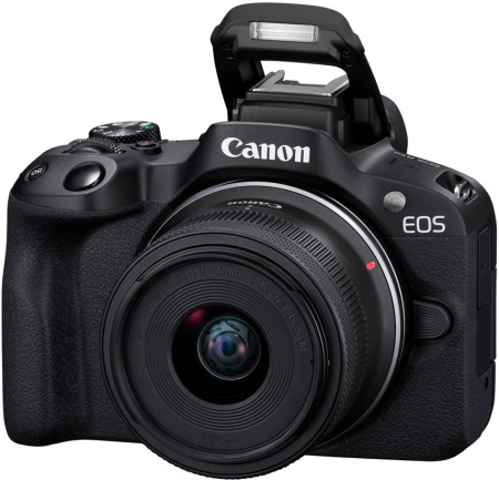 Фотоаппарат Canon EOS R50 черный 24.2Mpix 2.95" 4K WiFi RF-S 18-45mm IS STM LP-E6NH