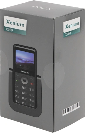 Мобильный телефон XENIUM X700 черный моноблок 2Sim 2.31" 240x320 Nucleus 0.3Mpix GSM900/1800 MP3 FM microSD max32Gb