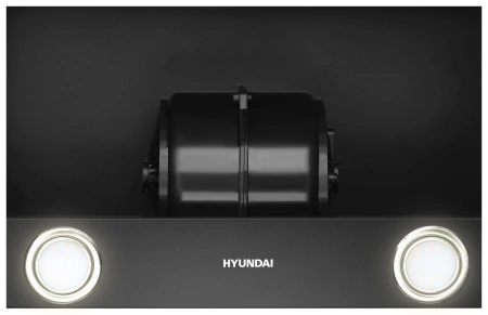 Вытяжка встраиваемая Hyundai HBH 6236 BG черный управление: кулисные переключатели (1 мотор)