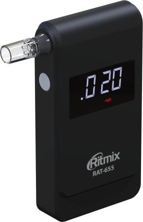 Алкотестер Ritmix RAT-655 электрохимический черный