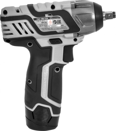 Гайковерт Интерскол ГАУ-100/12Э аккум. патрон:квад.3/8" (кейс в комплекте) (807.2.2.70)