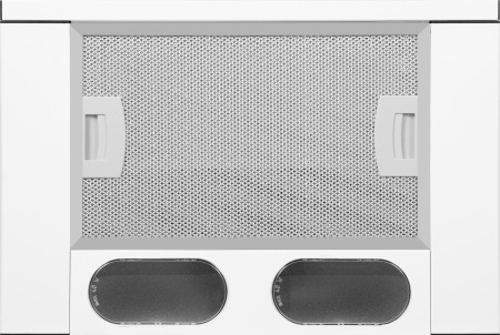 Вытяжка встраиваемая Weissgauff TEL 450 EB белый управление: кнопочное (1 мотор)