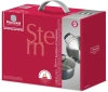 Кастрюля Rondell Stern RDS-019 4.7л. d=24см (с крышкой) т.серый