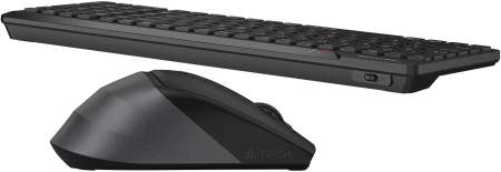 Клавиатура + мышь A4Tech Fstyler FG2400 Air2 клав:черный мышь:черный USB беспроводная slim (FG2400 A