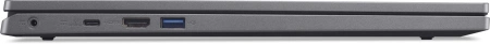 Ноутбук Acer Aspire 3 A317-55P-341F Core i3 N305 16Gb SSD512Gb Intel UHD Graphics 17.3" IPS FHD (1920x1080) noOS silver WiFi BT Cam (NX.KDKCD.001)