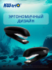 Степлер Kw-Trio 5665black Dolphin 24/6 26/6 (20листов) черный 150скоб металл/пластик