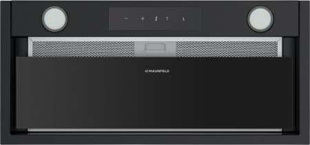 Вытяжка встраиваемая Maunfeld Fantasy Light 60 черный управление: сенсорное (1 мотор)