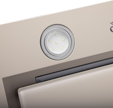 Вытяжка встраиваемая Maunfeld TRAPEZE 602IG бежевый управление: кнопочное (1 мотор)