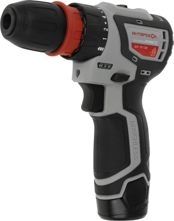 Дрель-шуруповерт Интерскол ДА-10/12В 36 аккум. патрон:быстрозажимной (кейс в комплекте) (687.2.2.79)