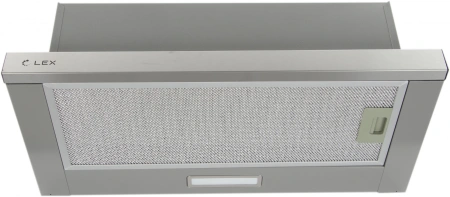 Вытяжка встраиваемая Lex Hubble 600 нержавеющая сталь управление: кнопочное (1 мотор)