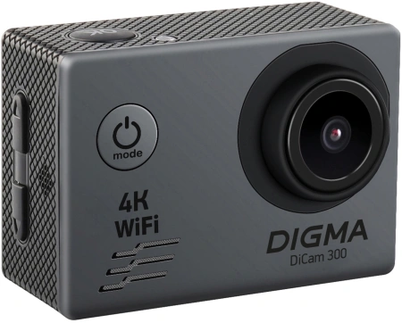 Экшн-камера Digma DiCam 300 серый