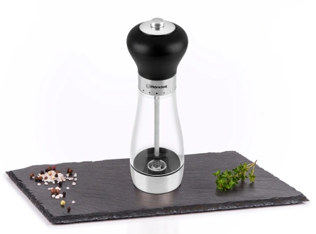 Мельница для перца/соли Rondell Buffalo RD-1503 стальной/черный упак.:подарочная коробка