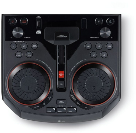 Минисистема LG Xboom OL75DK черный 600Вт/CD/CDRW/DVD/DVDRW/FM/USB/BT