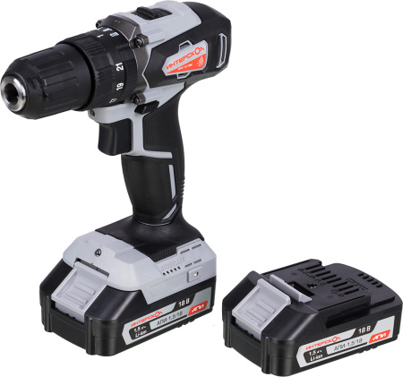 Дрель-шуруповерт Интерскол ДАУ-13/18ВК аккум. патрон:быстрозажимной (кейс в комплекте) (573.1.2.70)