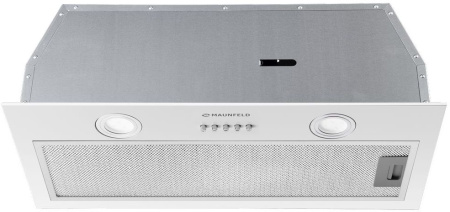 Вытяжка встраиваемая Maunfeld THAMES 601PM белый управление: кнопочное (1 мотор)