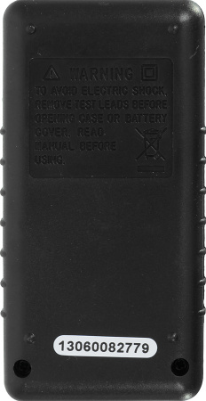 Мультиметр Ресанта DT 181 цифровой черный