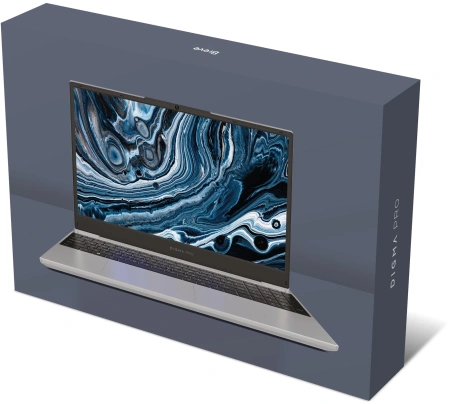 Ноутбук Digma Pro Breve Ryzen 5 7430U 16Gb SSD512Gb AMD Radeon 15.6" IPS FHD (1920x1080) Windows 11 Professional silver WiFi BT Cam 4500mAh (DN15R5-ADXW09)
