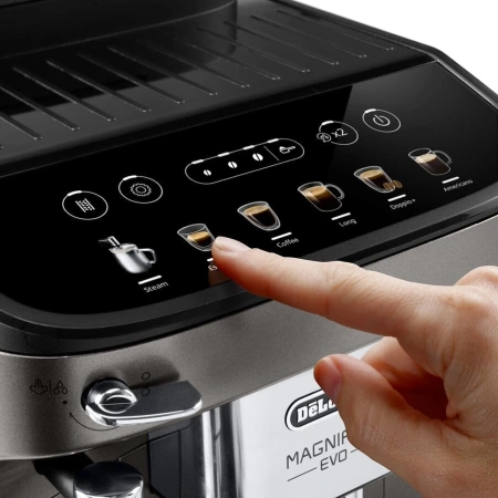 Кофемашина Delonghi Magnifica Evo ECAM290.42.TB 1450Вт титановый/черный