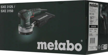 Эксцентр.шлифмашина Metabo SXE 3125 310Вт D125мм (600443000)