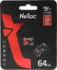 Флеш карта microSDXC 64GB Netac NT02P500PRO-064G-S P500 Extreme Pro w/o adapter